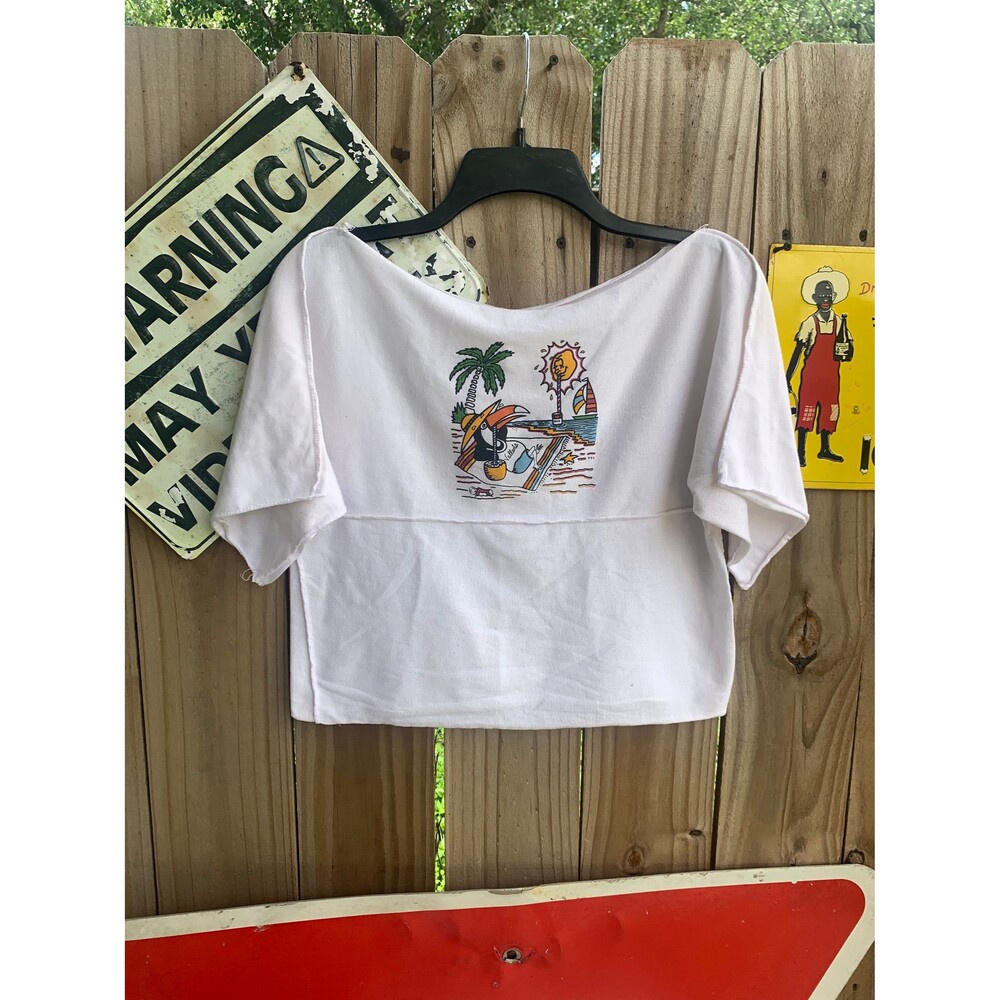 Vintage Vallarta Mexico ladies top one size, Summer, Vacation, Beach.
